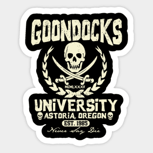 Goondock University Sticker
